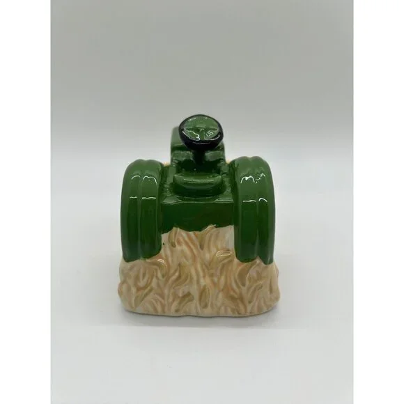 John Deere Tractor  Salt and Pepper  Shakers John Deere Green Farm House Country - Picture 11 of 13